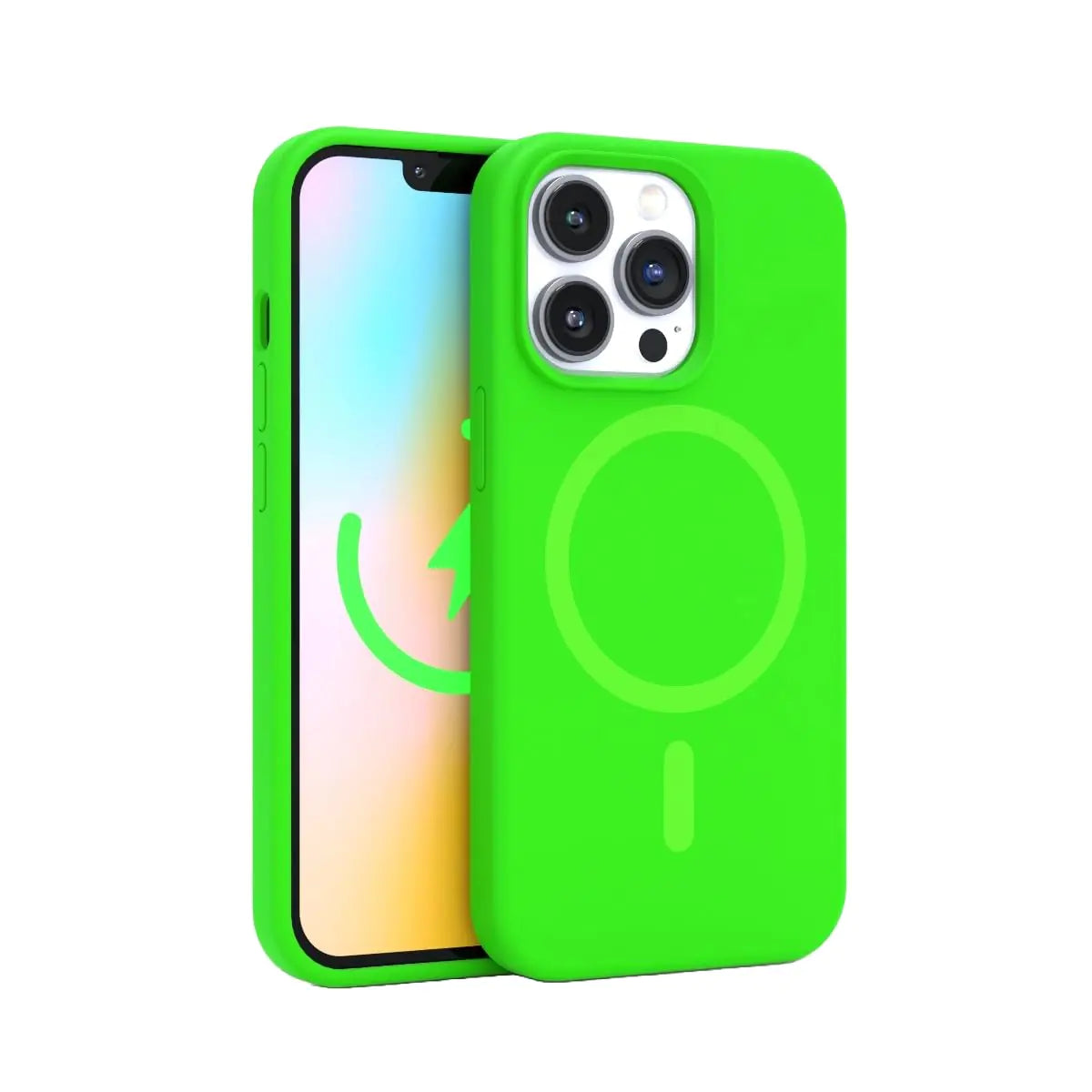 FELONY CASE - iPhone 14 Pro Case Stylish Neon Green iPhone Case - 360° Shockproof Protective Case Designed for iPhone 14 Pro - Compatible with MagSafe